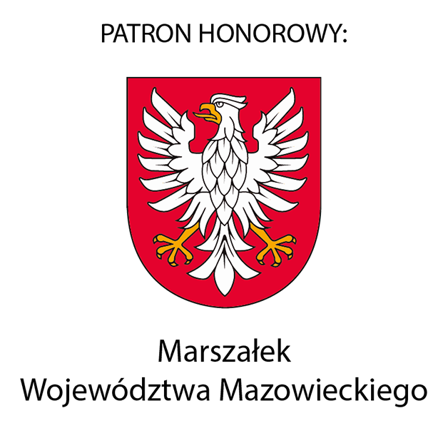 herb podpis pod herbem w 2 wyjustowanych wersach