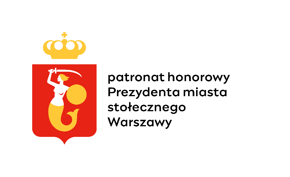 warszawa znak rgb kolorowy prezydent patronat honorowy